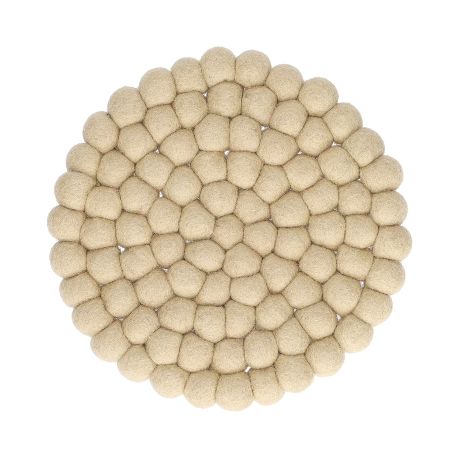 Onderzetter, vilt, kiezel, Ø 21 cm