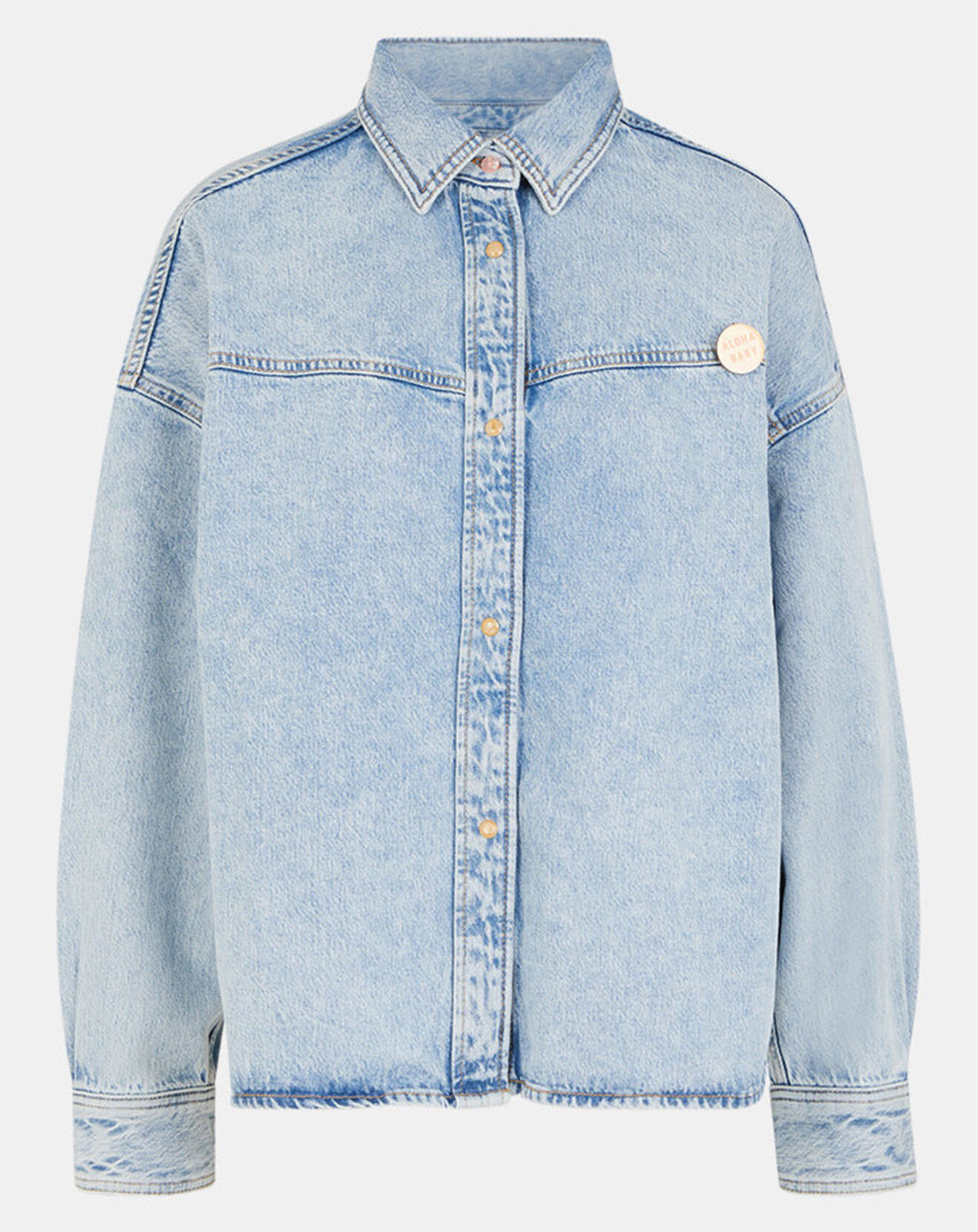 Scotch & Soda Veste en Jean Oversize bleu clair