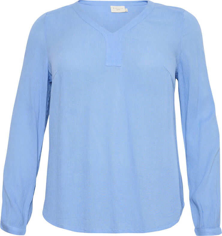 Kaffe Curve KCami LS Blouse Vista blue