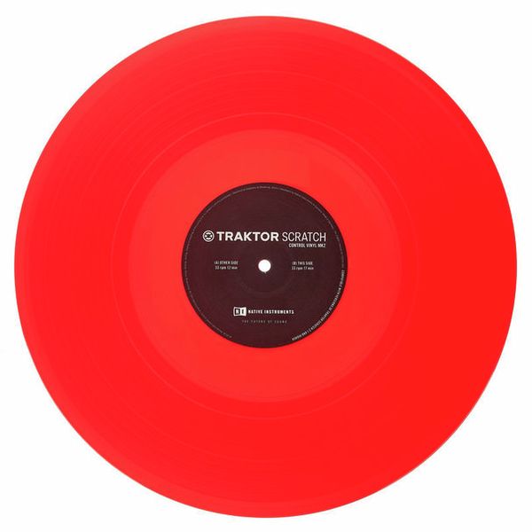 Native Instruments Traktor Scratch Vinyl Red MkII