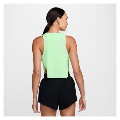 Débardeur Crop Nike AeroSwift Vert Femme