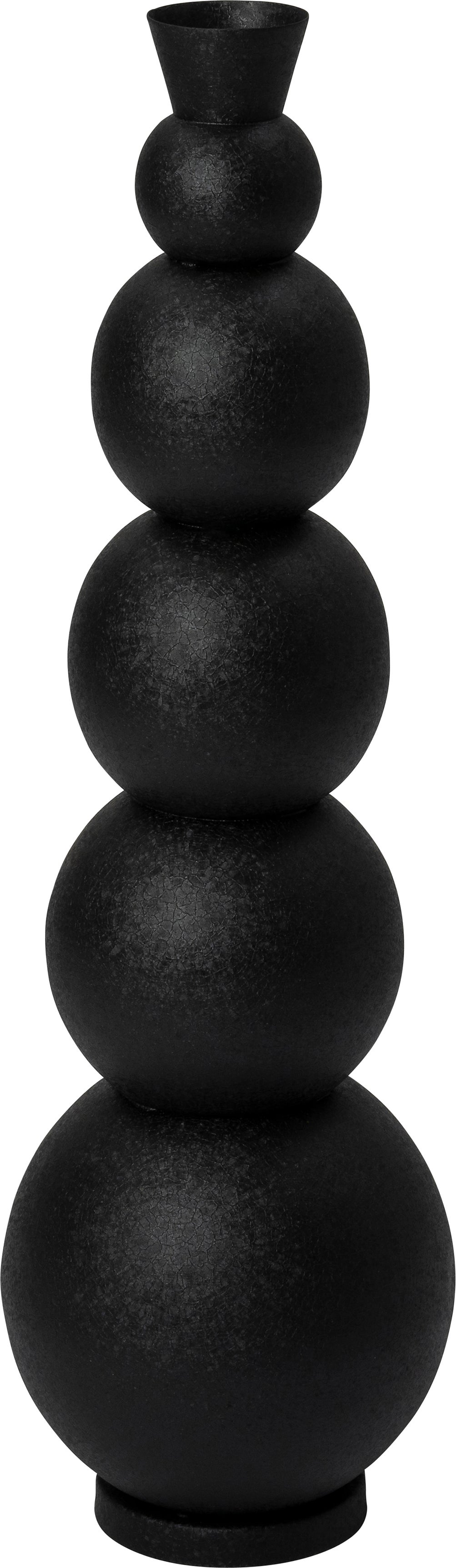 Intratuin vaas Jacky zwart D 20 H 76 cm