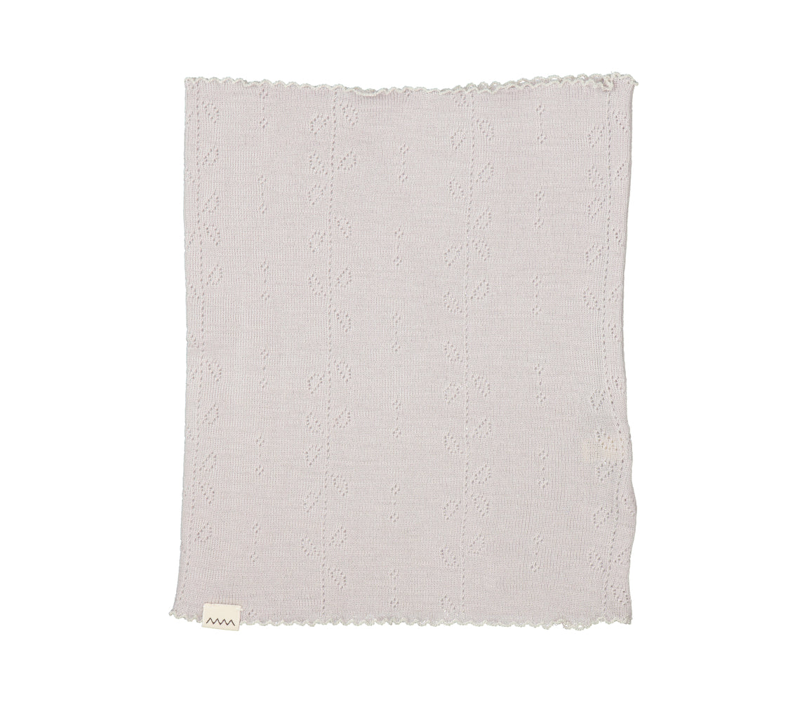 Buff, Uld Pointelle Halsedisse - Soft Dove