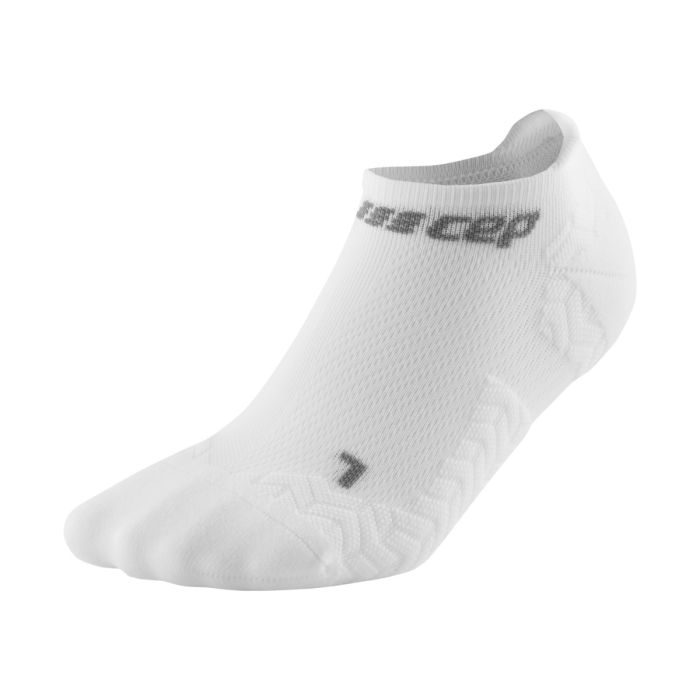 CEP Herre Strømper Ultralight Compression No Show Socks Hvid