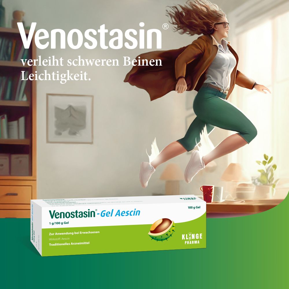 VENOSTASIN Gel Aescin kühlend für müde Beine