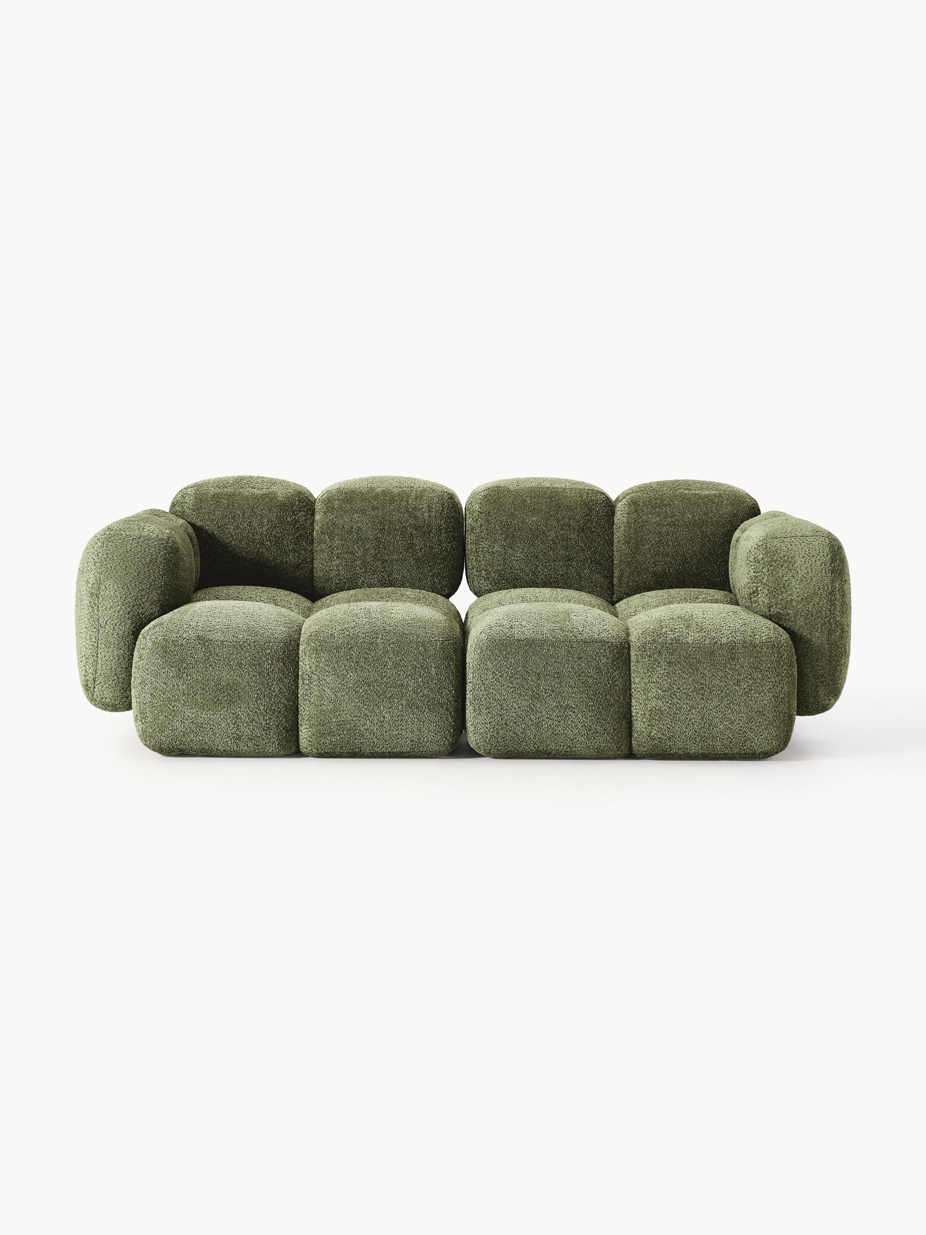 Modulaire teddy bouclé bank Tayla (3-zits)