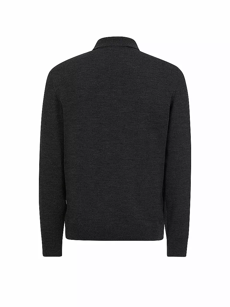 MAERZ Polo-Pullover grau