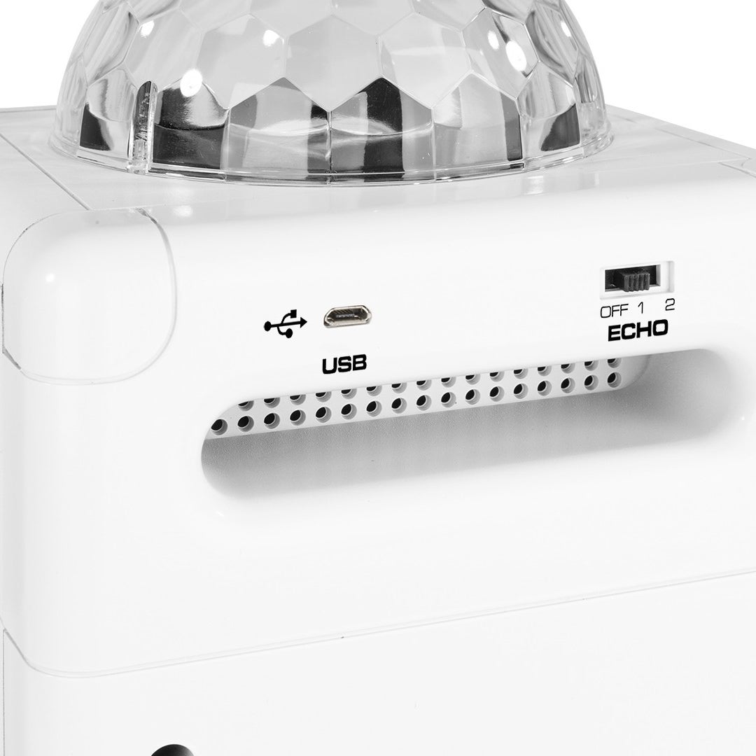Vonyx SBS50 Bluetooth party speaker met LED wit