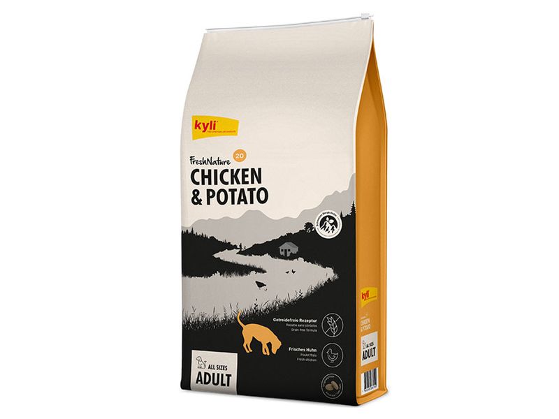 kyli Trockenfutter FreshNature Nr. 20 Chicken, 12 kg Alleinfuttermittel für ausgewachsene Hunde