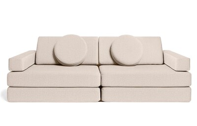 Shappy Play Byggbar Sofa 160x80 cm, Soft Beige