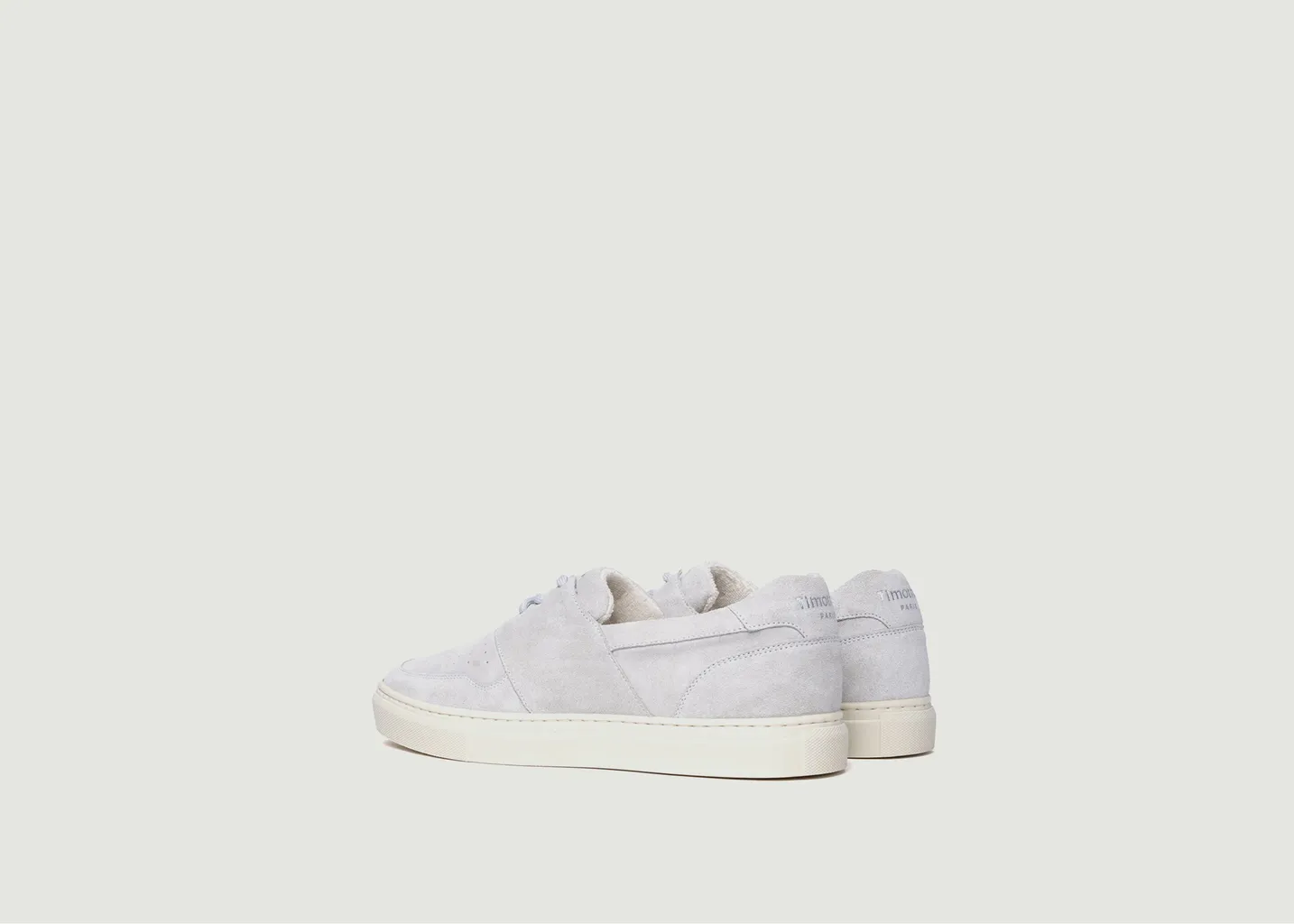 Sneakers basses en cuir suédé Pyla Oyster Timothée Paris