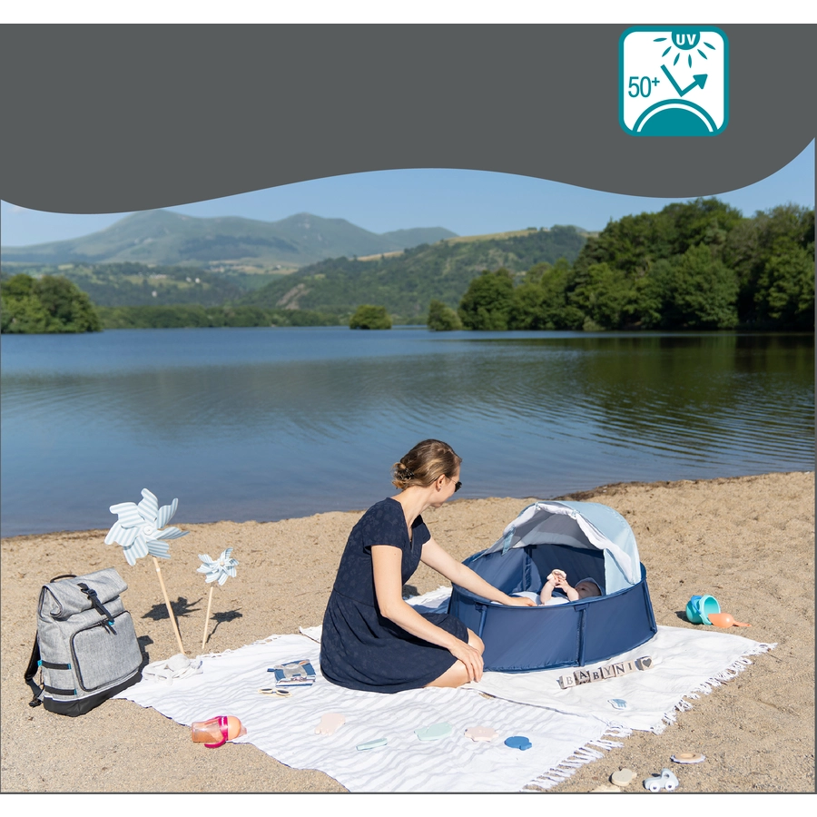 babymoov Spielpark und Reisebett 2in1 Babyni Marinière