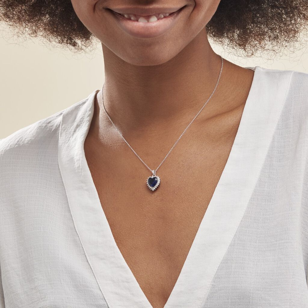 Collier Argent Sphinx Pierre