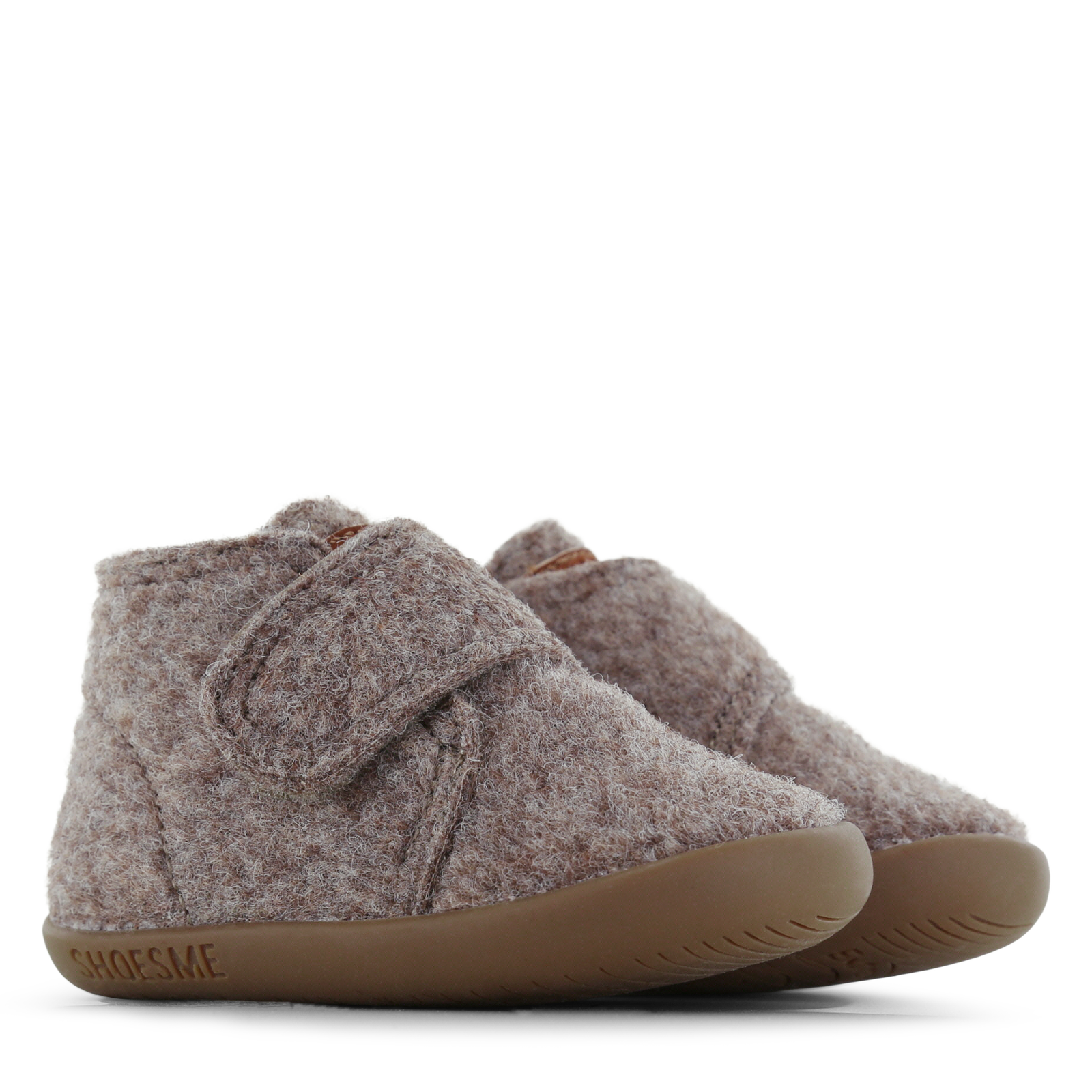 Shoesme Filzpantoffel taupe