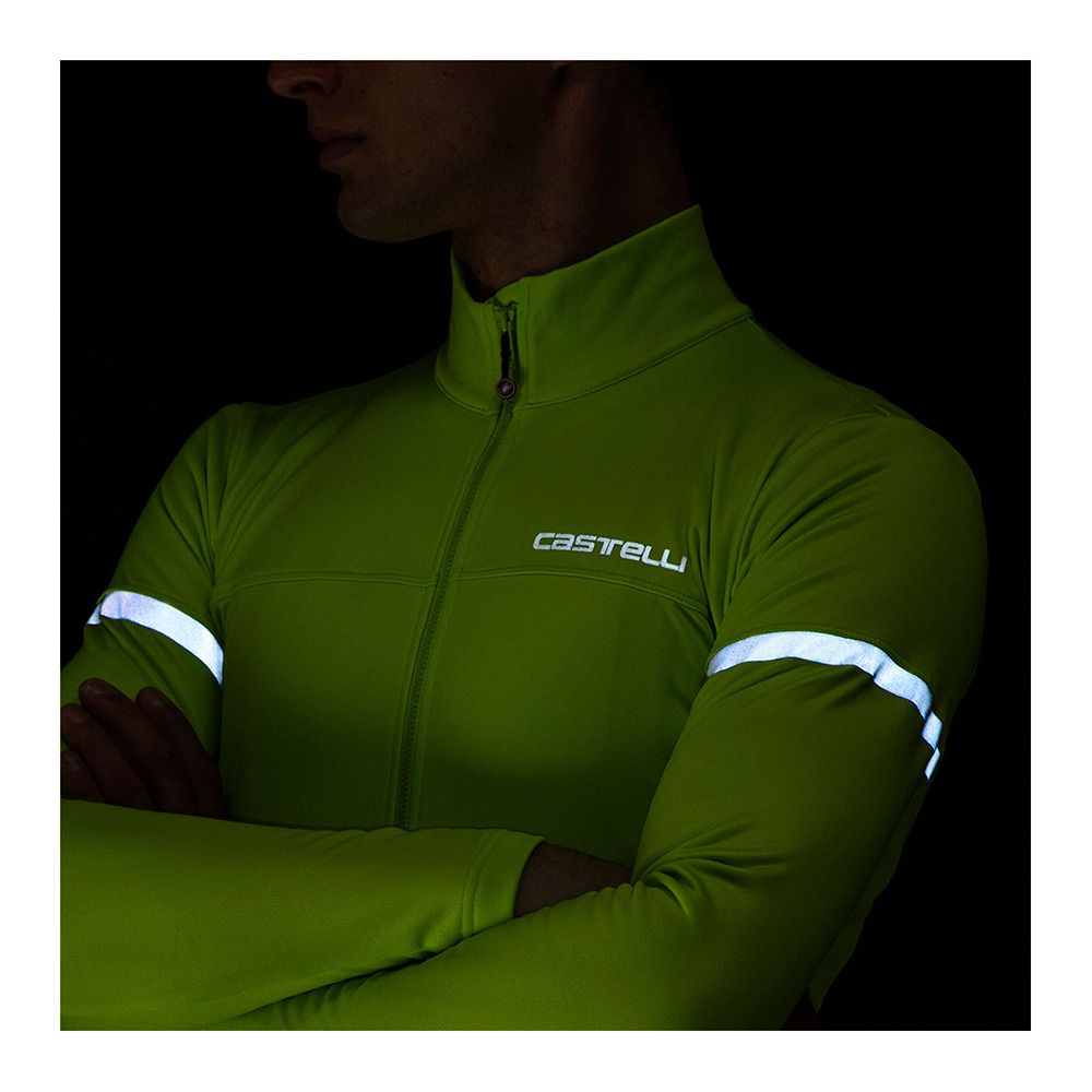 Castelli FONDO 2 - Maillot Homme electric lime/silver reflex