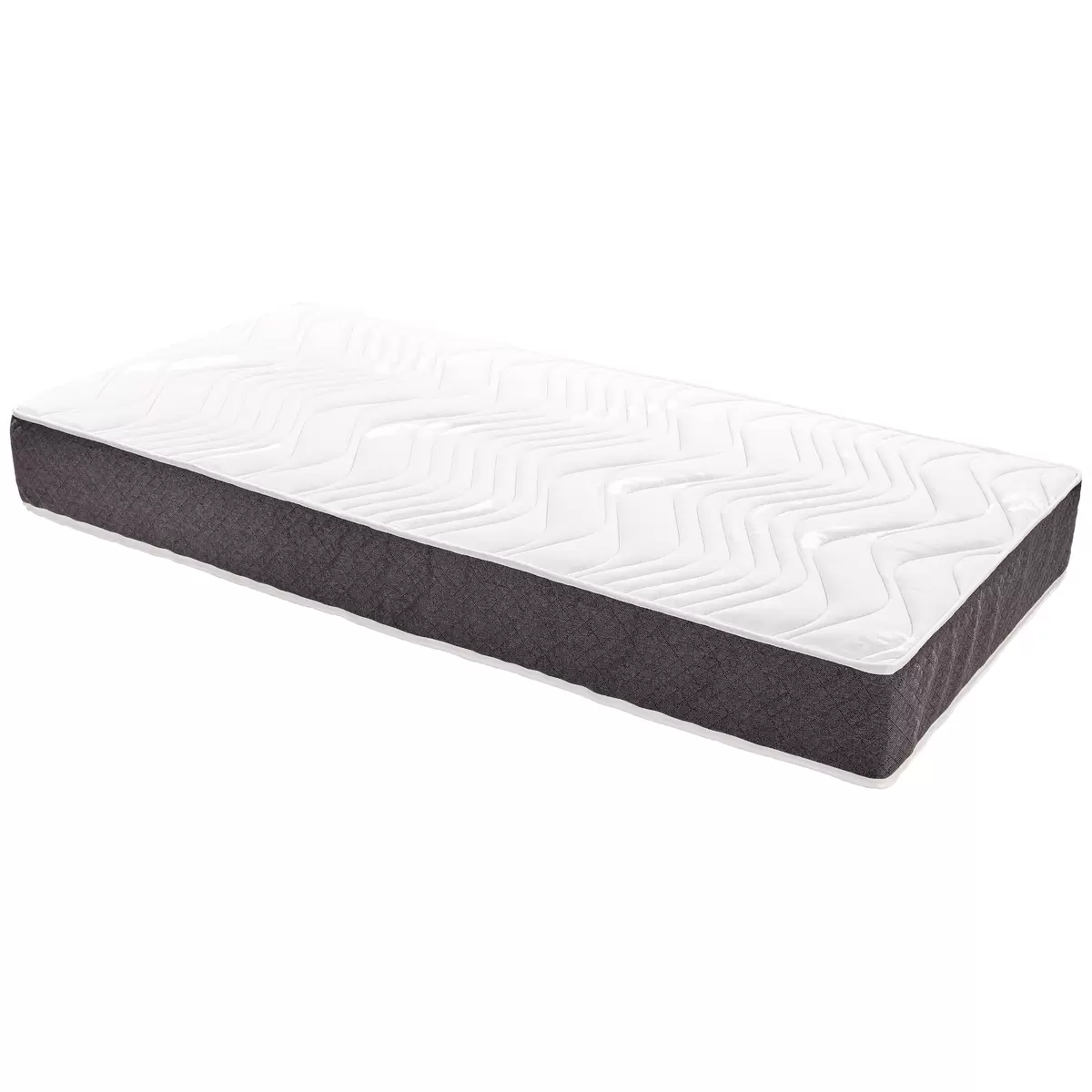 Matratze Deluxe 90x200 grau,weiss