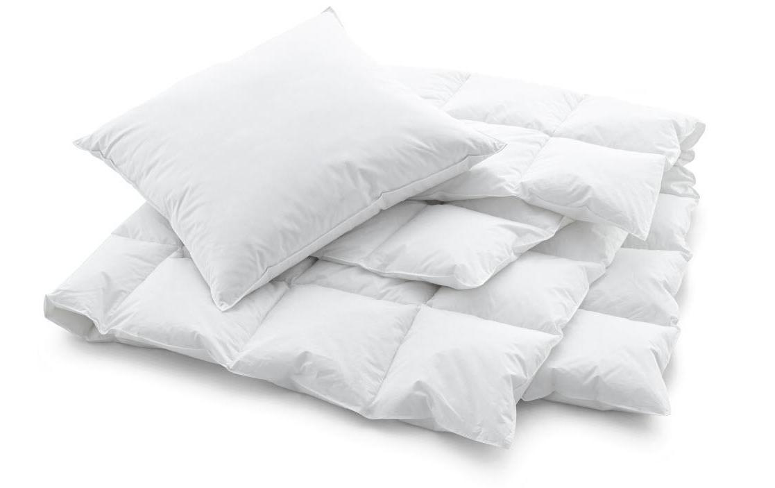 Duvet Bellatola Medium Karo-Duvet, 200 x 210 cm<br>Daunenduvet