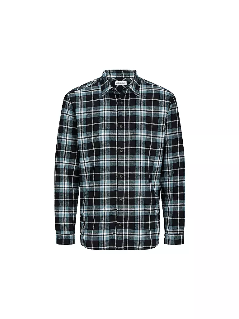 JACK & JONES Flannelhemd JJJOSHUA  blau