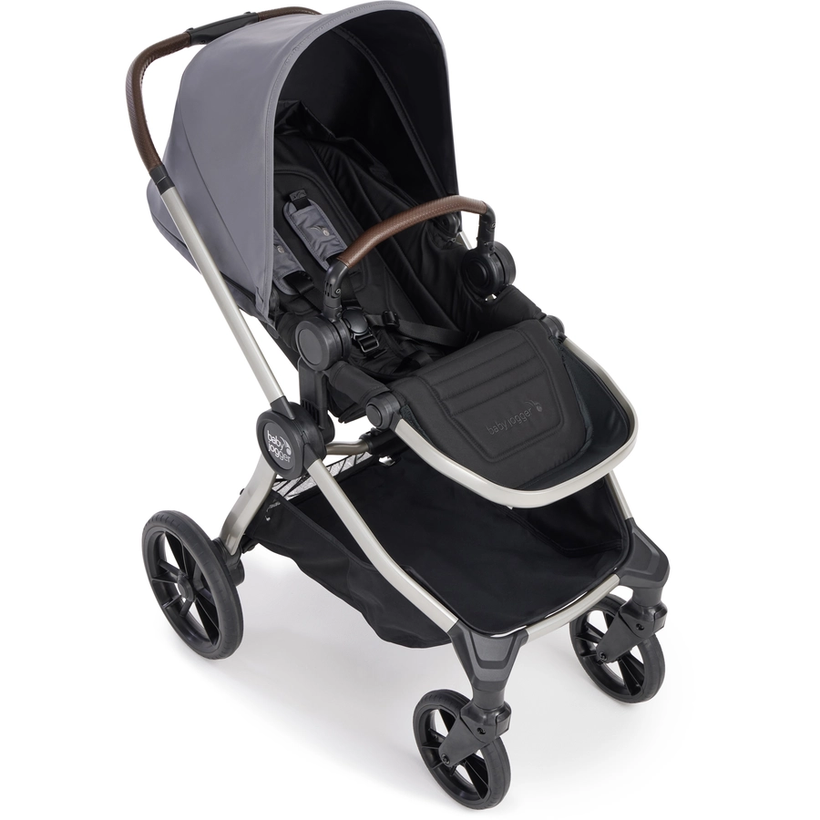 baby jogger Kinderwagen City Sights inkl. Babywanne Dark Slate und Wetterschutz