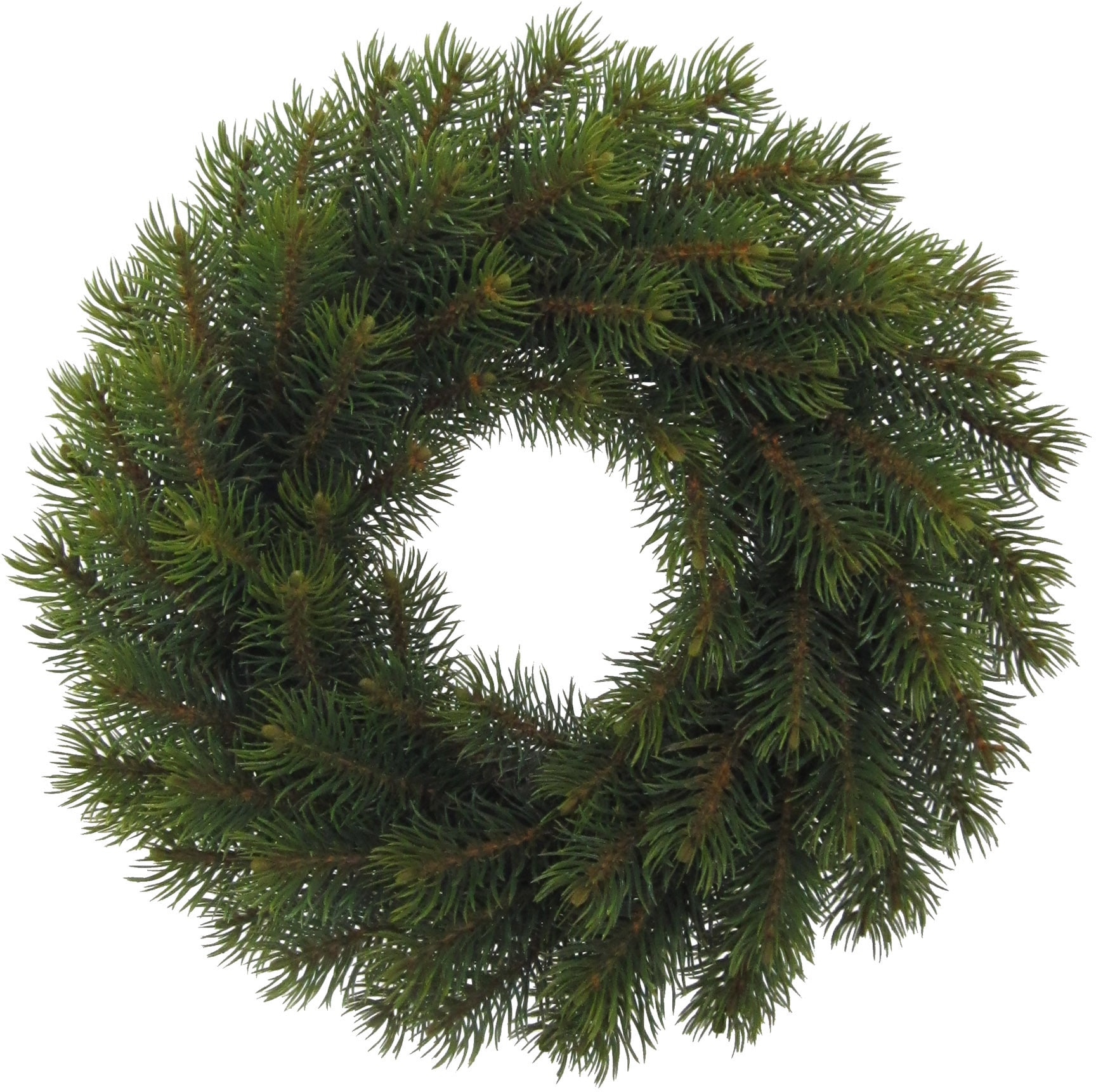 Creativ green Winterliche Kunstpflanze »Weihnachtsdeko« Kranz, Ø 25 cm, 2er-Set