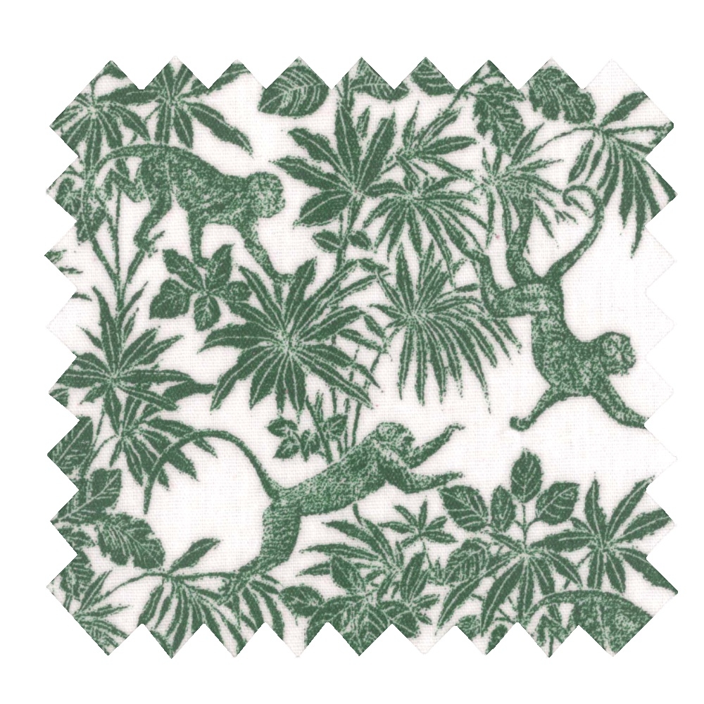 Coupon Tissu Enduit De 35Cm Jungle Vintage