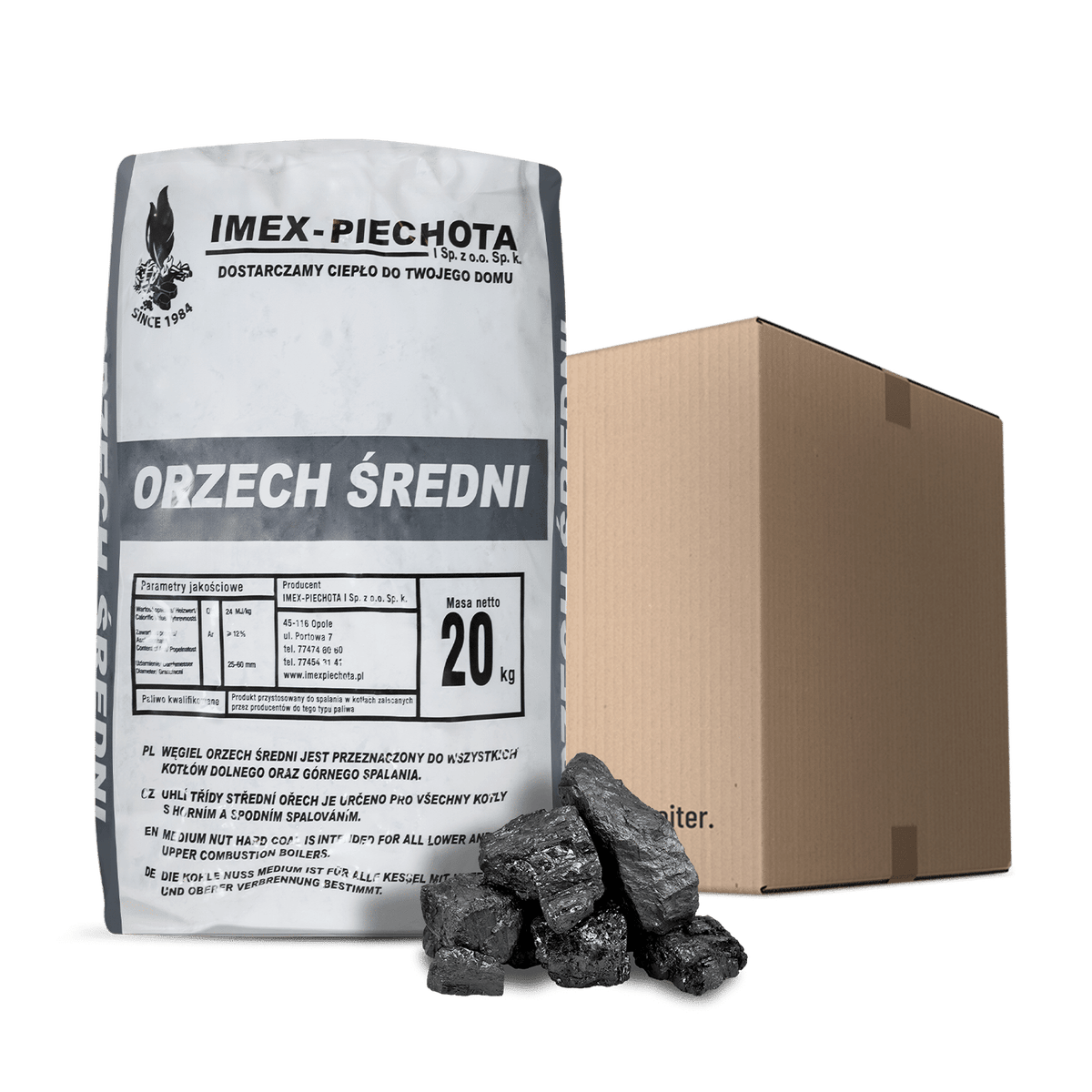 ANMAG steenkool 25 - 60 mm 20kg