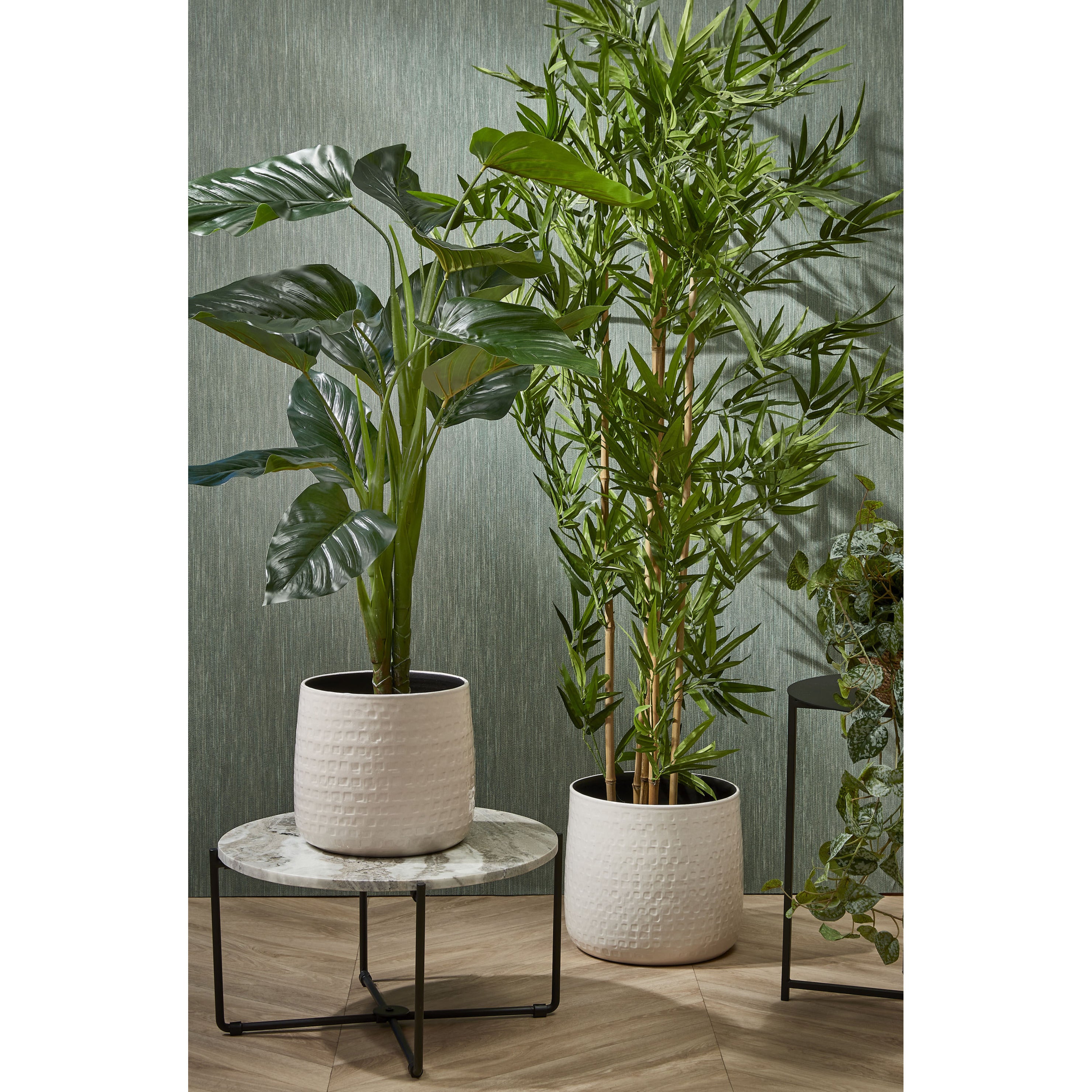 Mica Decorations Bamboe in pot groen - h155xd90cm