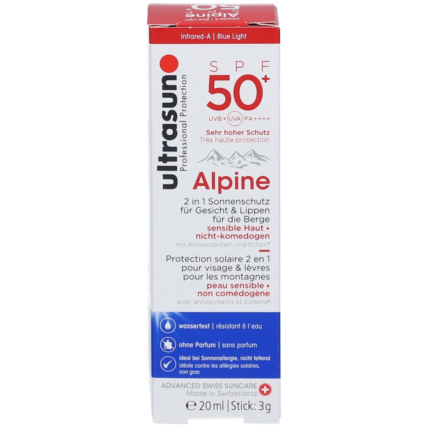 ultrasun Alpine SPF 50 Kombi