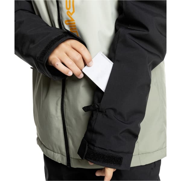 Veste de ski QUIKSILVER SIDE HIT YTH JK SEA SPRAY