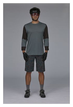 Maillot Manches 3/4 Patagonia Merino Bike Vert