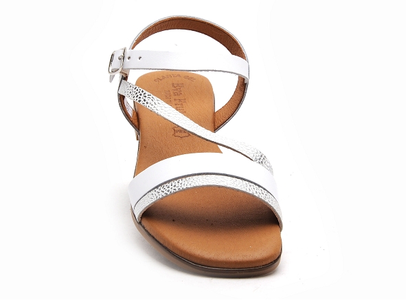 Eva frutos nu pieds plats femme 3015 blanc