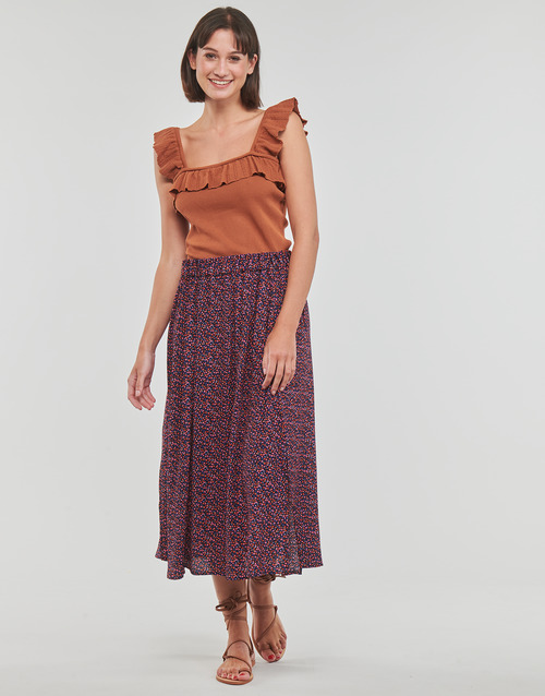 Esprit - SKIRT MIDI AOP - Multicolore