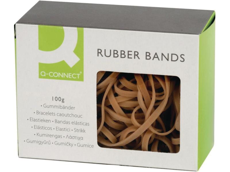 CONNECT Gummiband Nr. 38 3 x 150 mm, 100 g Dauerhaft elastische Gummibänder