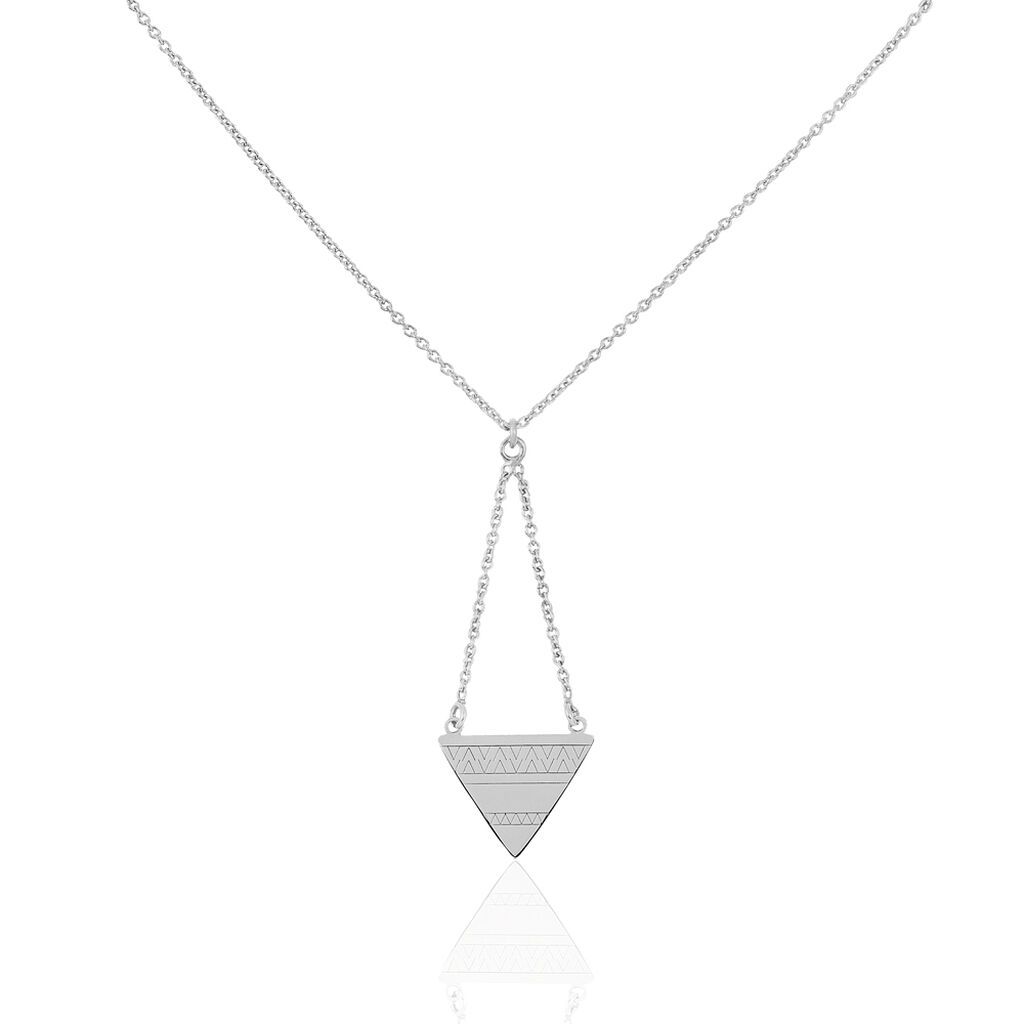 Collier Mahala Argent Blanc