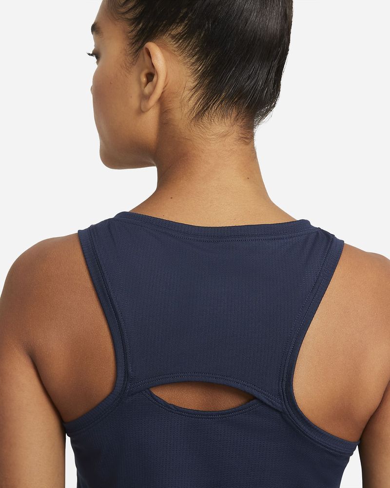 Débardeur de tennis Nike NikeCourt Bleu Marine pour femme