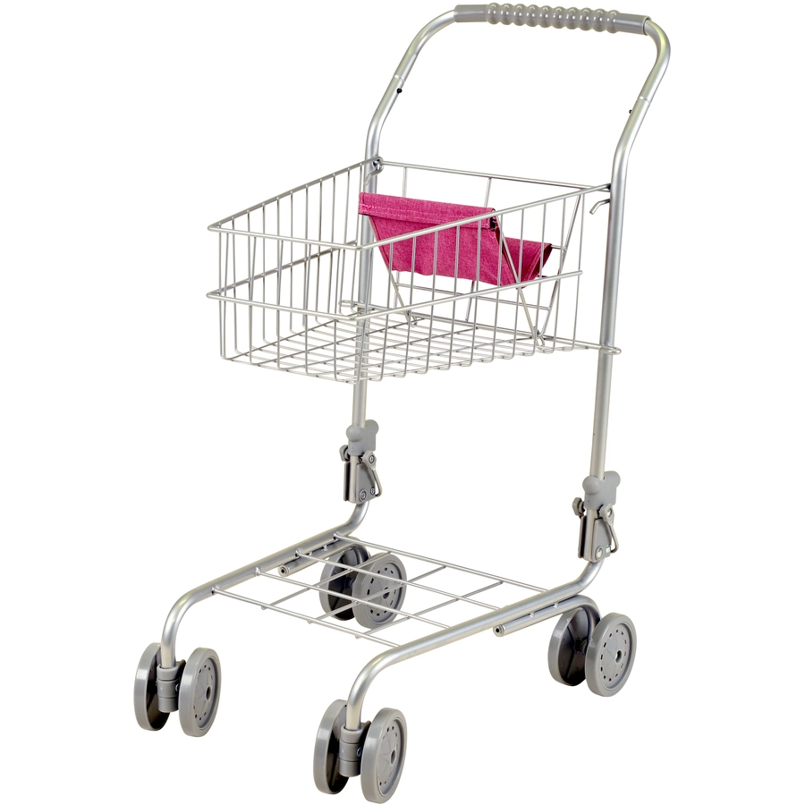 knorr toys® Einkaufswagen Take me - pink grau