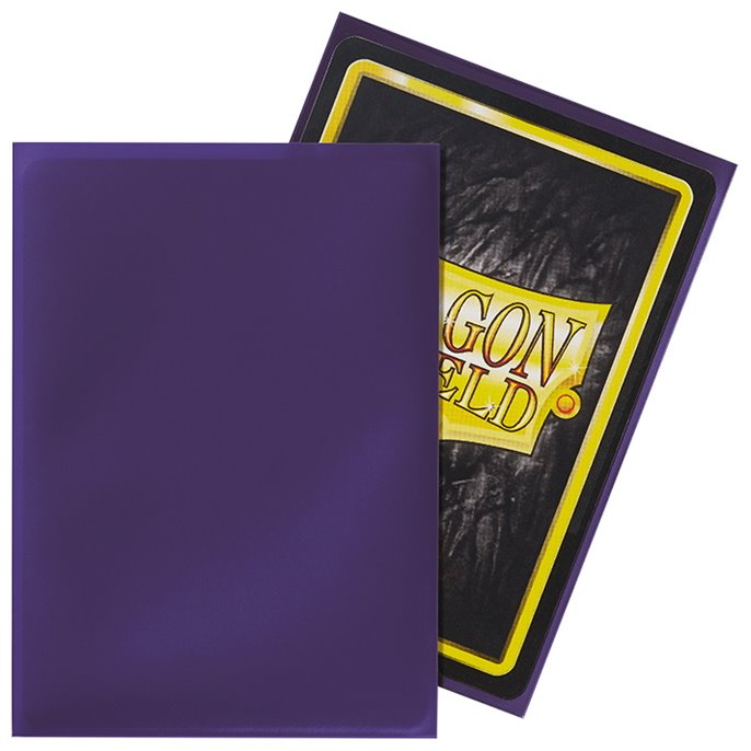 Protège-cartes : 63x88mm Classic Violet Dragon Shield - Lot de 100