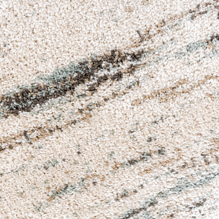Hoogpolig vloerkleed - Blend Creme/Blauw | Klassiek