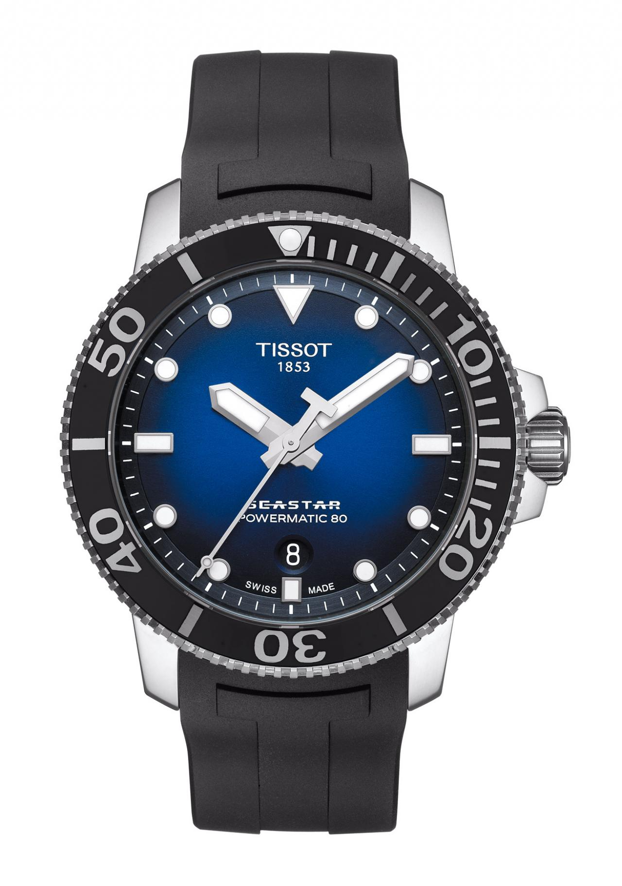 Tissot Seastar 1000 Taucheruhr Automatik Blau