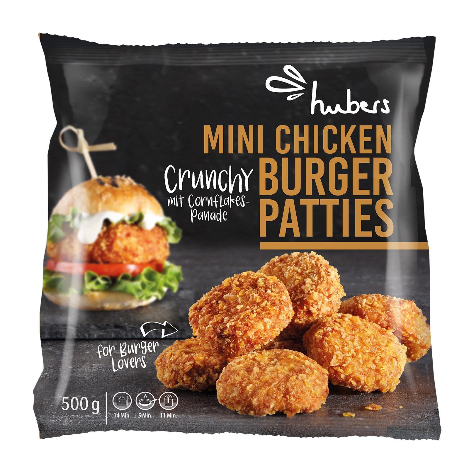 Hubers Mini Chicken Burger Patties