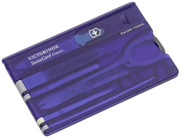 Victorinox SwissCard Classic, Blå, Gjennomsiktig, ABS syntetisk, 82 mm, 4,5 mm, 26 g