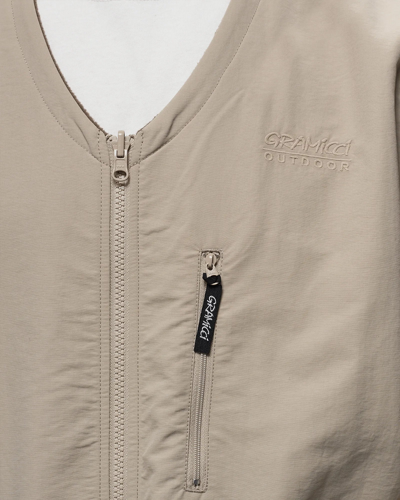 Gramicci REVERSIBLE FLEECE CARDIGAN