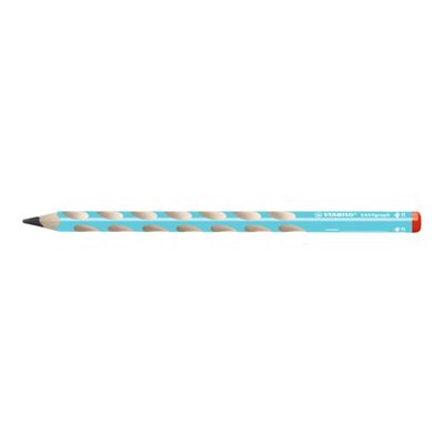 STABILO Easy Graph - Crayon à papier HB - pour gaucher - bleu clair