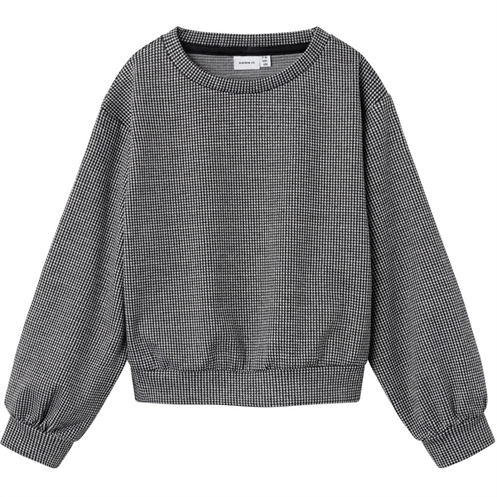 Black Sachecka Heavy Jersey Bluse