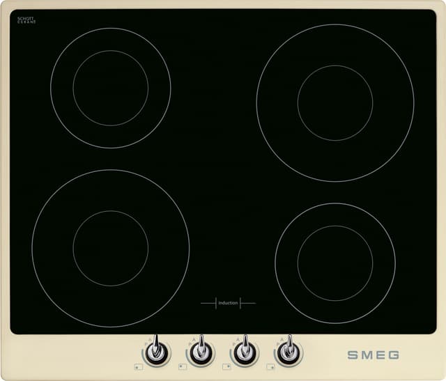 Smeg Victoria Aesthetic 60 cm induktionskogeplade SI964PM (cream)