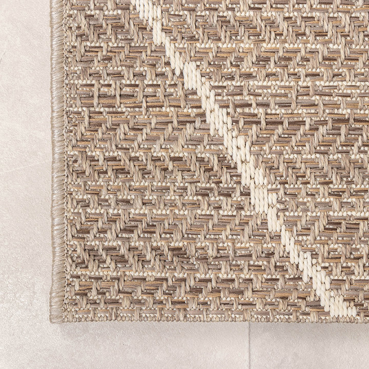Jute buitenkleed - Fora Lines Naturel | De jute look!