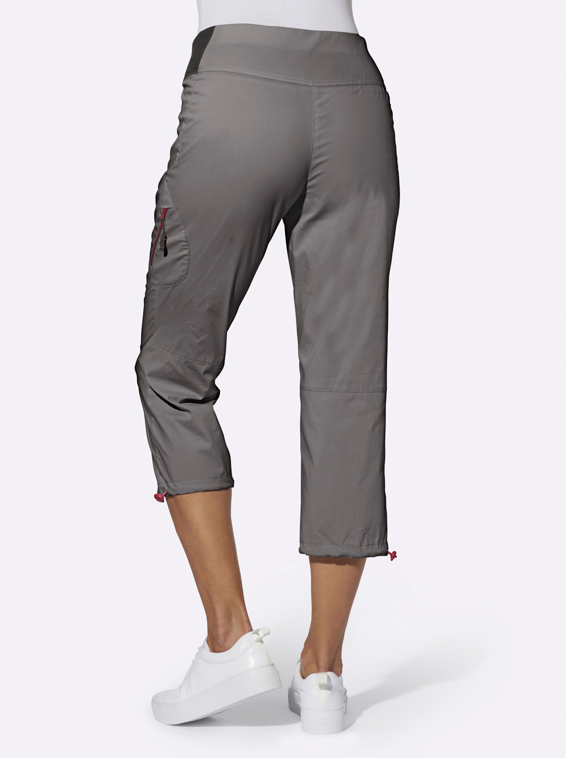 Caprihose in grau
