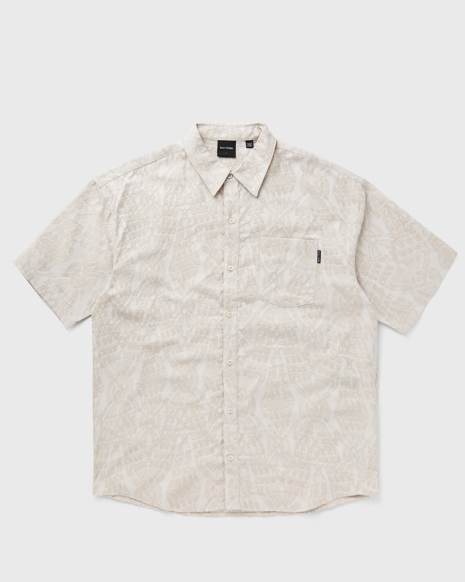 Daily Paper zuri macrame jacquard relaxed ss shirt