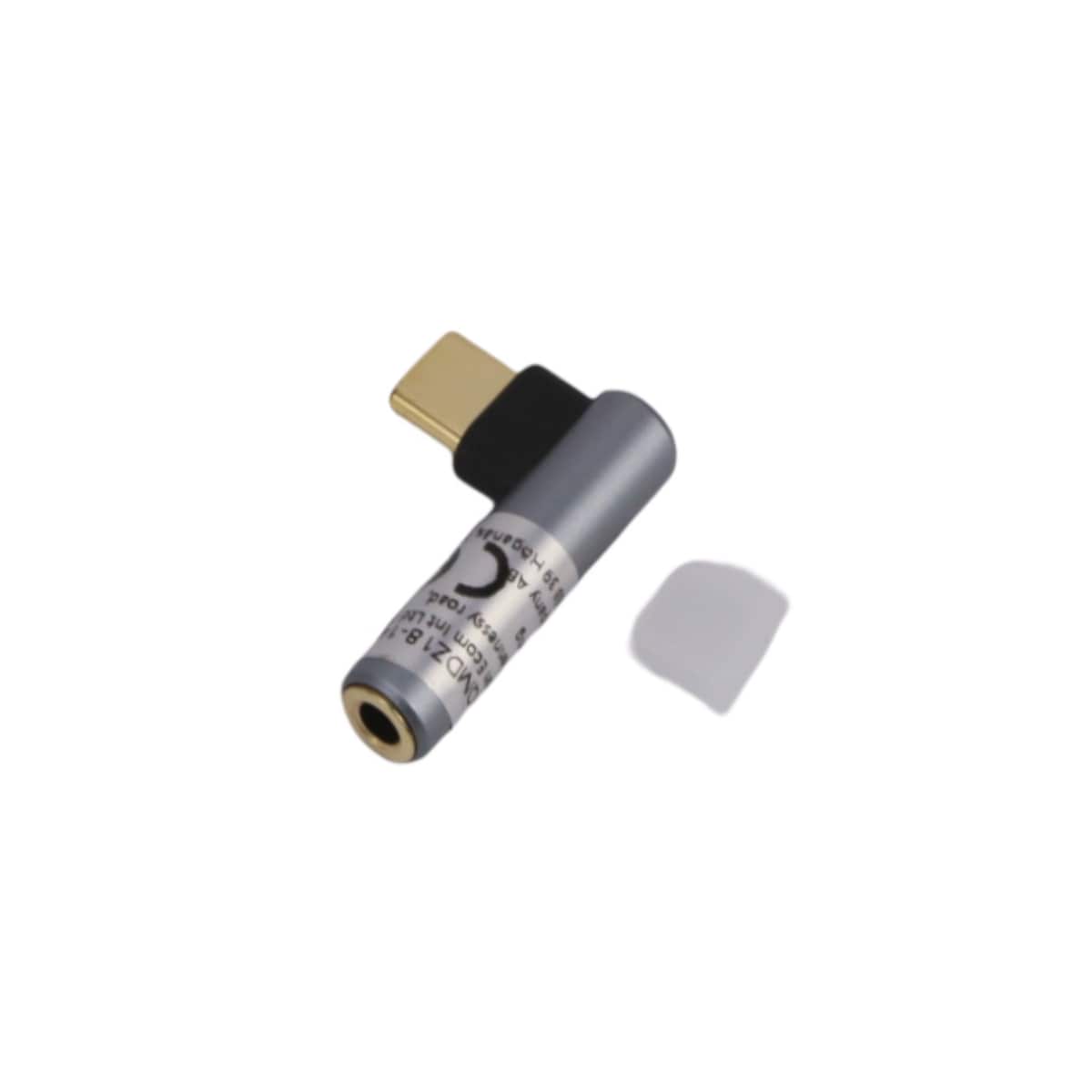 USB-C til 3,5 mm lydadapter for hodetelefoner Sort