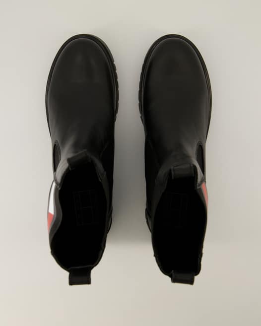 Tommy Hilfiger Jeans TJW Long Chelsea Boot Chelsea Boots in Schwarz